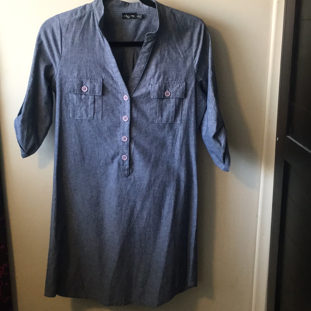 Denim Short Dress